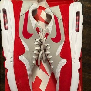 Nike Air Max 1 Ultra Red and White